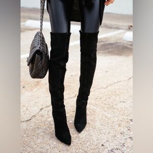 Black Over the Knee Boots